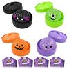 Stress Relief Gadget 1/4/5Pcs Halloween Dumpling Squeeze Toy with Steamer Box, Cartoon Glitter Steamed Bun Box Toy, Ball Fidget for Home Office Party