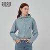 Teenie Weenie Women's Little Bear Denim Shirt