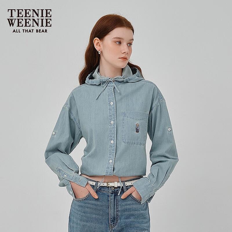 Teenie Weenie Women's Little Bear Denim Shirt