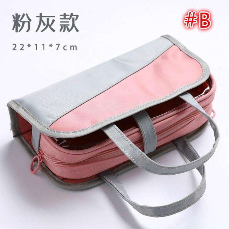 Big Capacity Canvas Storage Pouch Pen Pencil Case Stationery Bag Holder for School Office