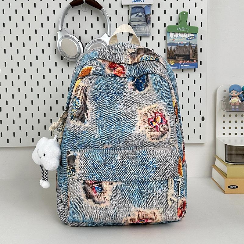 Neuer hochwertiger fauler Stil personalisierter Batik-bemalter Rucksack für Mittelschüler, leichter Rucksack mit großem Fassungsvermögen