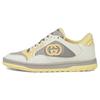 GUCCI MAC80 Leather Low top Skateboard Shoes Beige 747954 AACNW 9148