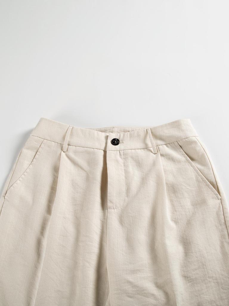 European-American High Waist Casual Women's Wide Leg Slimming Pocket Pants