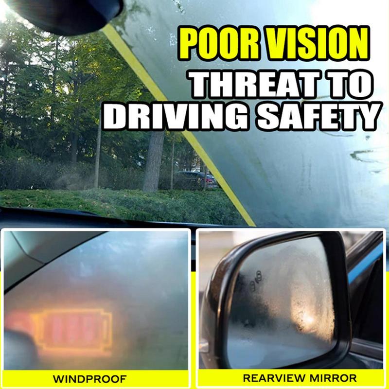 Windshield Anti Fog 100ml Long-lasting Anti Rain For Car Window Rainproof Accessories Auto Detailing Supplies Glass Coating