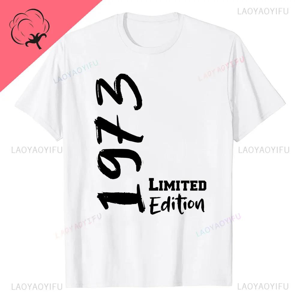 New Style Novelty 51th Birthday Gifts Vintage 1973 T Shirts Graphic Streetwear Casual Fashion Short Sleeve Summer Style Tshirt