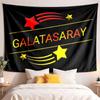 Gobelin Galatasaray wysokiej jakości do dekoracji salonu sypialni ścian akademika idealny jako dekoracja ścienna do sypialni lub prezent świąteczny
