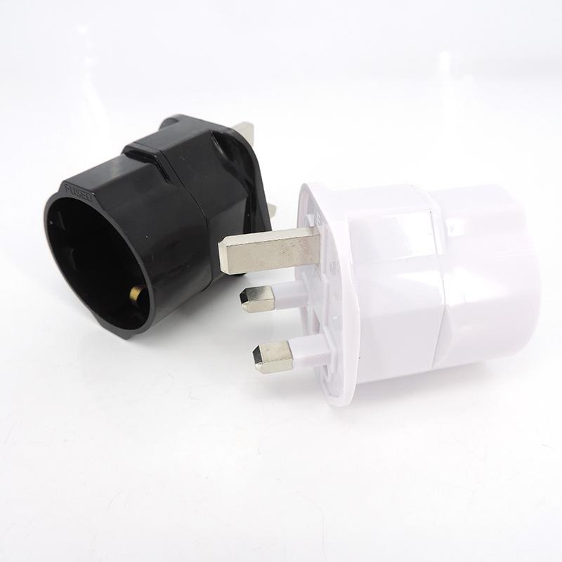 Universal-Netzadapter 13A 250V Kupfer EU Korea Deutschland Frankreich Russland nach HK UK Sicherungsstecker Singapur Malaysia Konverter