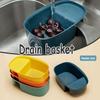 Draining Sink Strainer Basket Kitchen Garbage Filter Hanging Rack Storage