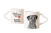 Border Terrier - Cup with a Dog, Adorable Cup with a Heart-shaped Handle, Universal Gift from the Brand
