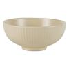 Super Simple Ceramic Rice Bowl European-Style Relief Solid Color Bowl Round One-Person Porridge Noodle Bowl Household Tableware