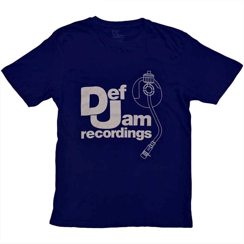Def Jam Recordings Unisex T-Shirt: Logo & Stylus (Large) XL