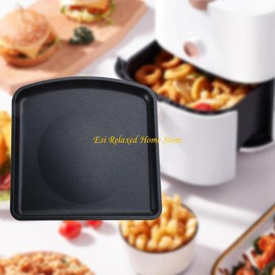 B46E Vhodné do myčky Nerezová fritéza Trouba Nepřilnavá odkapávací miska pro PowerXL 6QT 10QT 2x