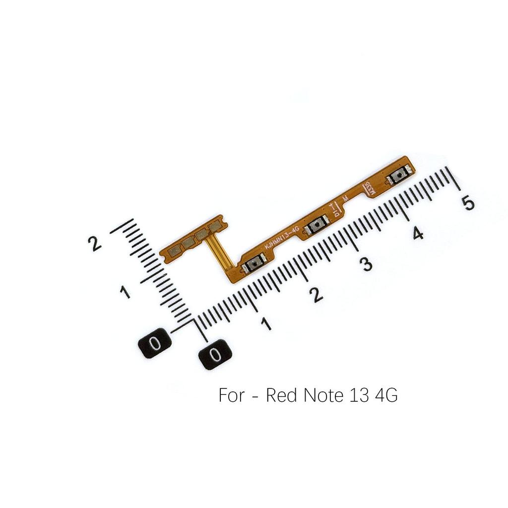 For Redmi Note 13 14 15 13Pro 14Pro 14Pro+ 15Pro Power Button Volume Flex Cable OnOff