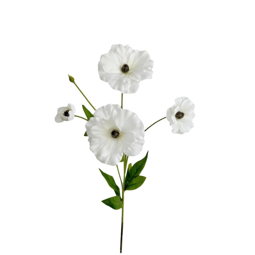 Silk Flower Fake Flower Bouquet 3 Head Wedding Flowers Decor Photo Props  Indoor and Outdoor