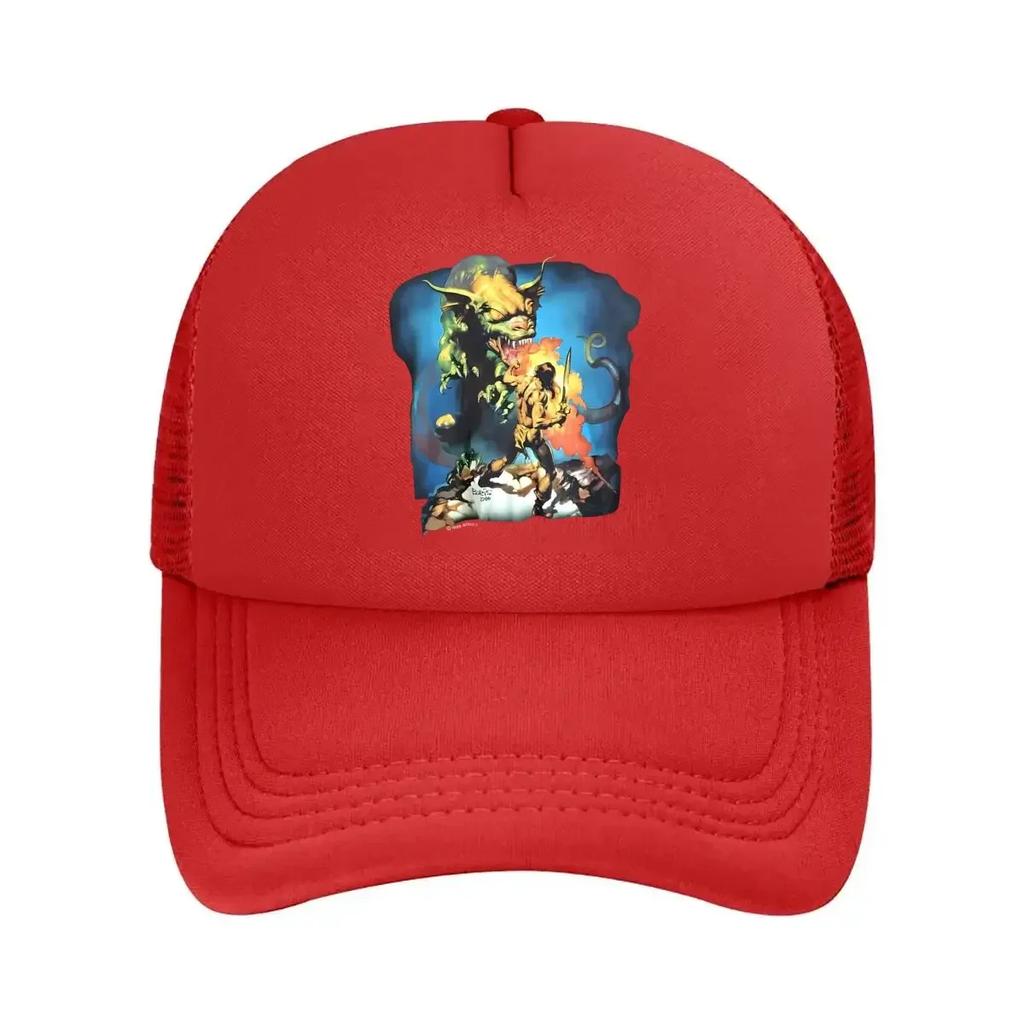 Monster Battle Anime Action Design Mesh Baseball Cap