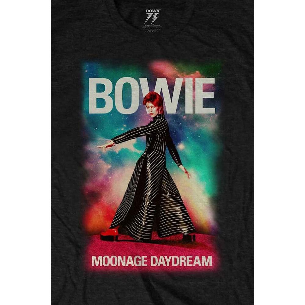 David Bowie Unisex Adult Moonage 11 Fade Cotton T-Shirt