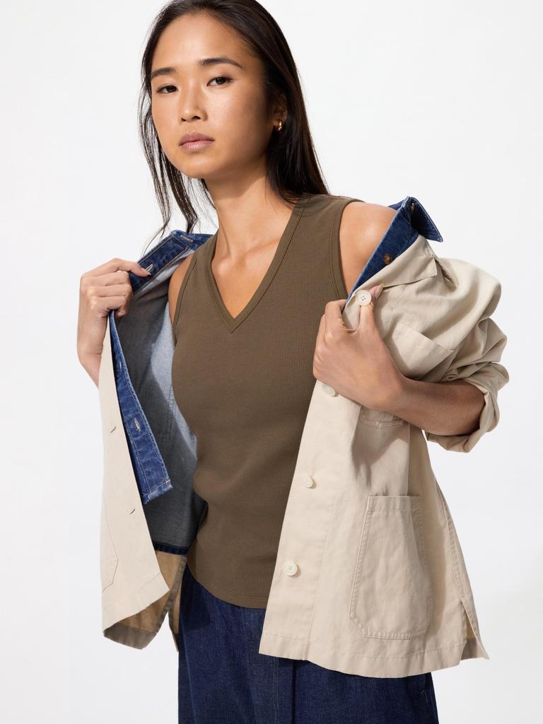 Uniqlo Japan V Neck Bra Top