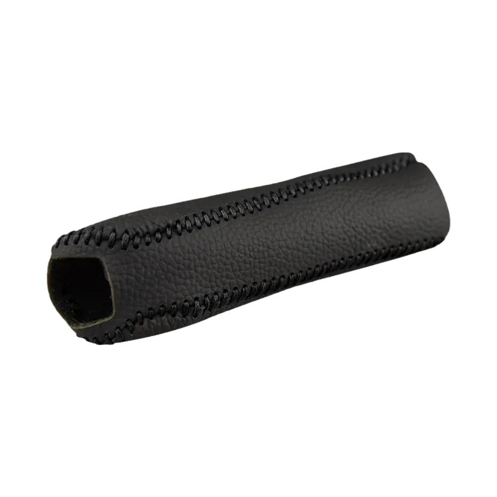 Car Leather Gear Handbrake Cover Automobile Interior Manual Decoration Handbrake Handle Box Automobile Gear Accessories Hea V0C1