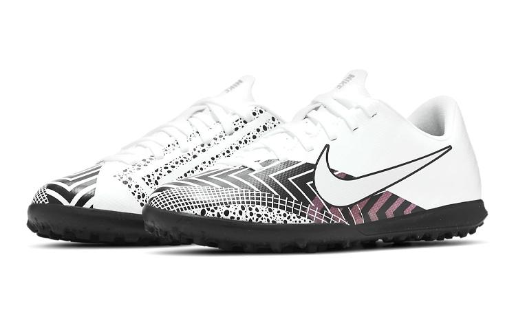 Nike Mercurial Vapor 13 Slip Resistant Slip Resistant Low top Kids' Soccer Shoes White Black Unisex CJ1179-110