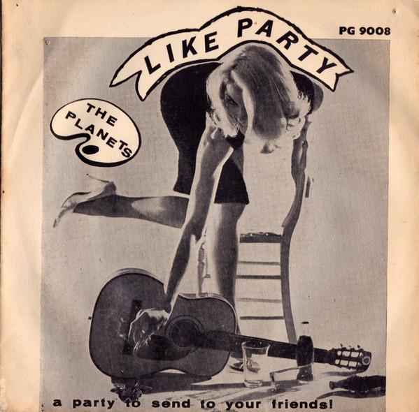 

7inch Record PLANETS - Like Party / Ippy Yippy Beatnik PG9008 Palette 1960 UK Rock Used