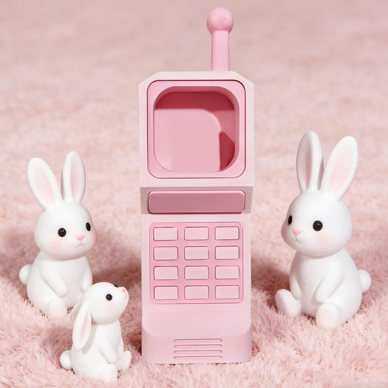Food Grade Silicone Retro Mobile Phone Mold Crafting Resin Soap Candle Beginner Friendly Art Supply