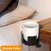New Punch-free Desk Cup Holder Clamp Anti-Spill Removable Large Cup Mug Holder Adjustable Household Desk Drink Bottle Holder