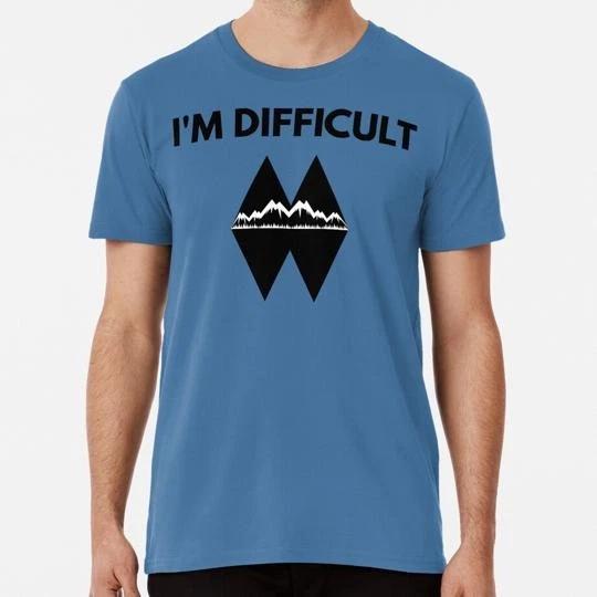 

I’m Difficult Double Black Diamond Ski Snowboard S to 5XL Made in USA TTshirt XL