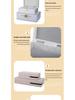 New Chinese Minimalist Jewelry Storage Box: Leather, Wood, Metal Design