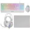 Kombinasjon 4-i-1 - MARS GAMING - MCP124PRO - H-Mekanisk Tastatur - RGB Mus - Headset med Mikrofon