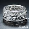 Best-selling exquisite hollow zircon ring, women's temperament jewelry