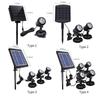 Waterproof Solar Powered Garden Pond Light LED Pool Lights Outdoor Security Landscape Lamp Pathway Lawn Backyard Lighting