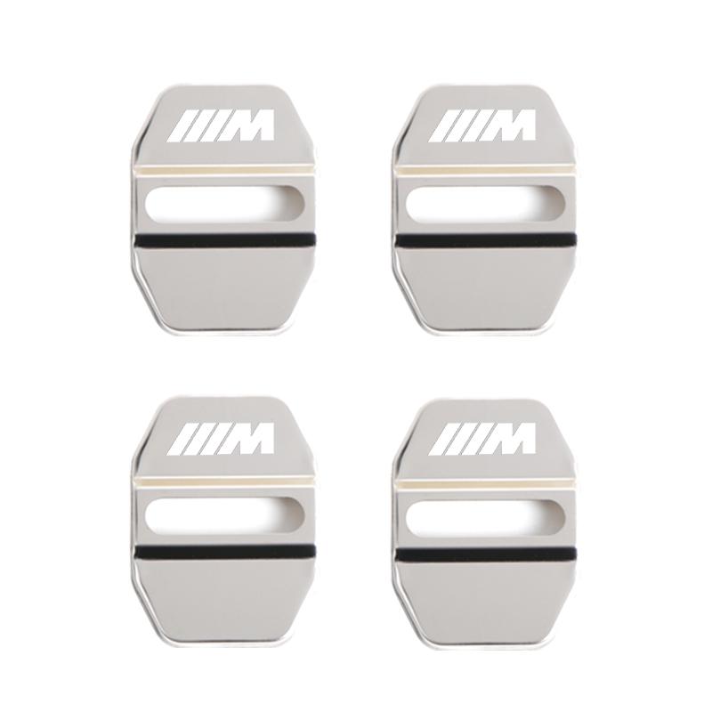

4PCS Car Door Lock Cover Auto Emblems Sticker For BMW M Power Performance M3 M5 X1 X3 X5 X6 E46 E39 E36 E60 E90 Car Accessories