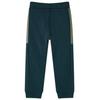 Pantalon de survêtement enfants avec cordon de serrage vert mousse 92/104/116/128/140