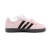 Adidas Vl Court Classic Pink Cherry Blossom Letter Low top Skateboard Shoes Unisex Pink HQ1802(Team830-)