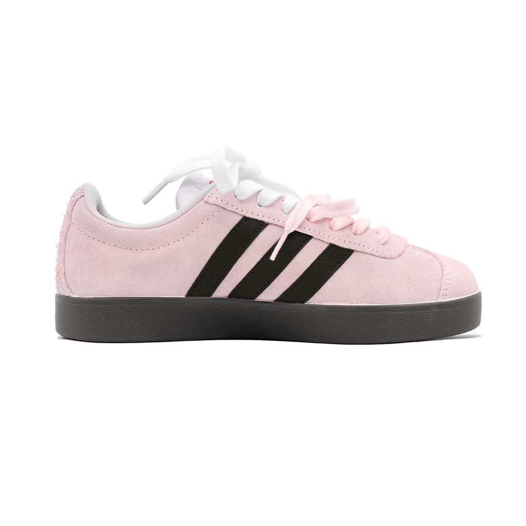 Adidas Vl Court Classic Pink Cherry Blossom Letter Low top Skateboard Shoes Unisex Pink HQ1802(Team830-)
