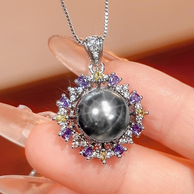 Set Bijuterii Colier Inel Perlă Naturală Imitație Farmec Unic Feminin Sens Înalt