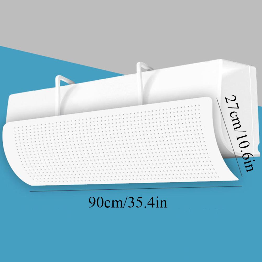 Klimatizace 1ks Deflektor větru AntiDirect Foukání 90*27cm Nastavitelné Stahovací čelní sklo Klimatizace Pro domácí kancelář