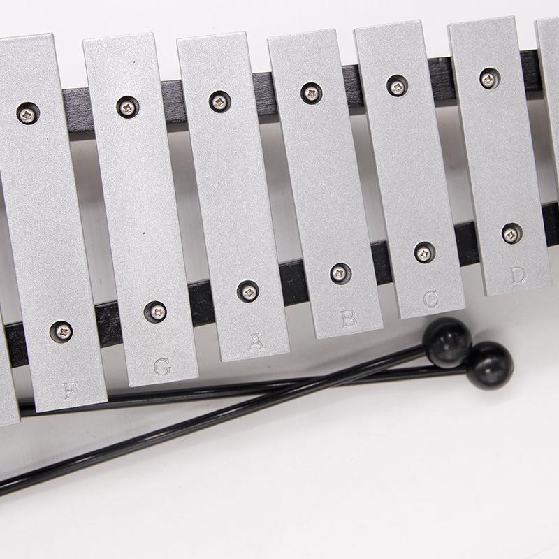 15-Tone Orff Aluminum Xylophone - Hand-Knocked Percussion Instrument for Kindergarten Performances