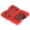 10pcs Multi Spline Broken Screw Removal Tool Bolt Extraction Tool  For Stripped Screws
