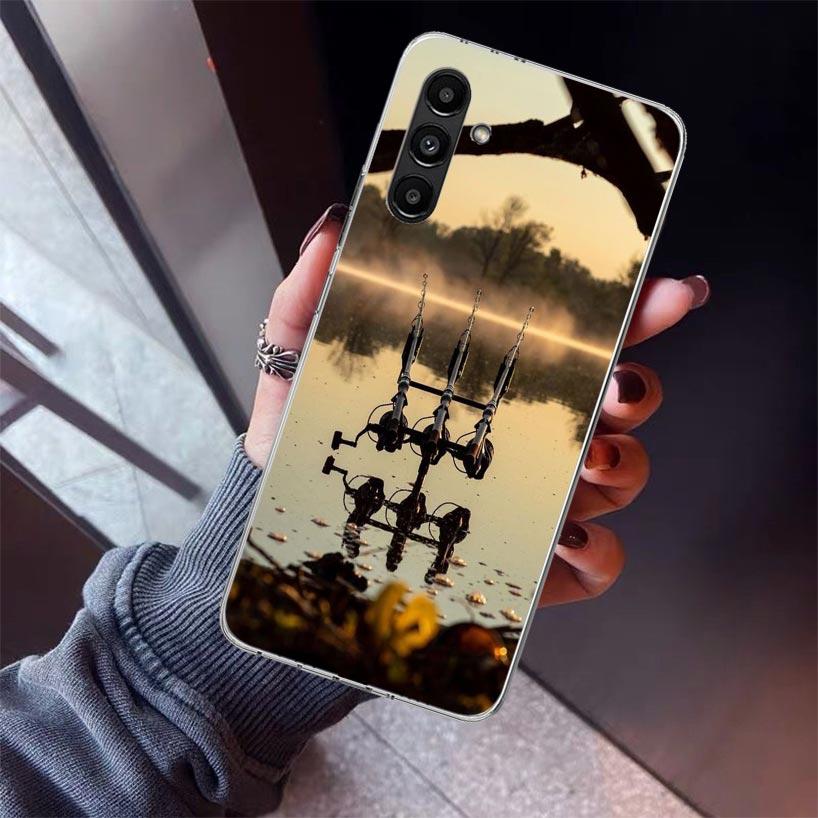 Carp Fish Fishing Rod Hook Phone Case For Samsung Galaxy A17 A57 A37 A16 A26 A36 A56 A15 A25 A35 A55 A14 A13 A54 A53 A34 A24 A33