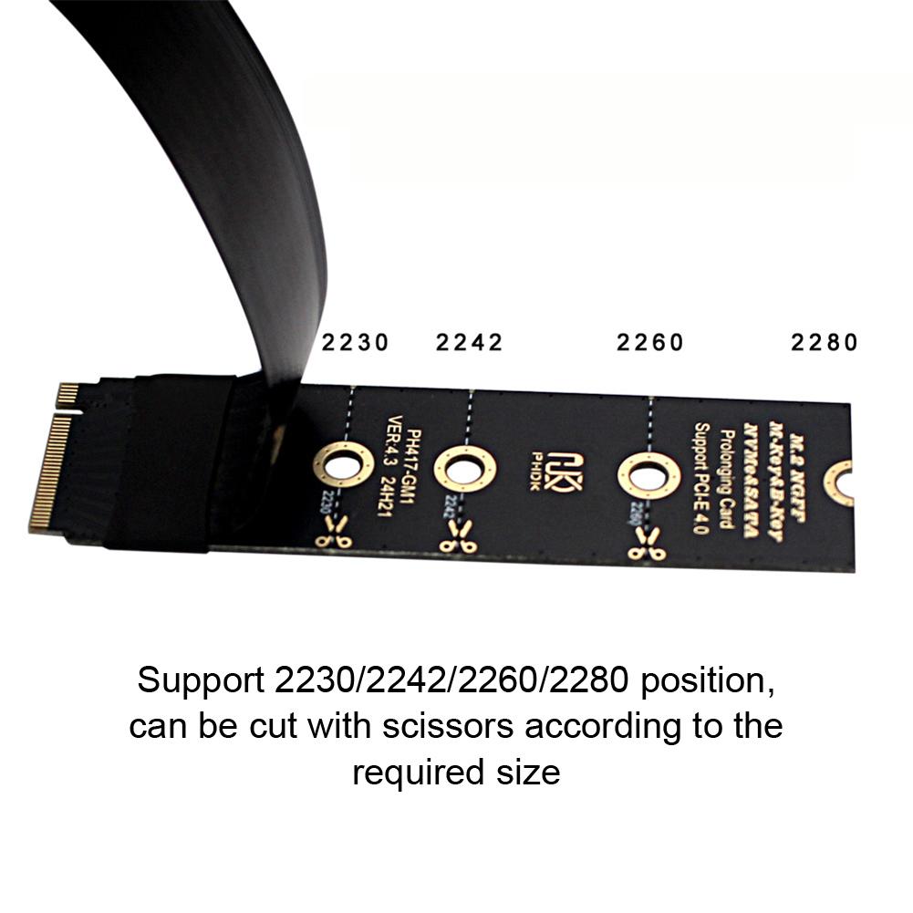 

Кабель-адаптер M.2 NVMe до Oculink SFF-8611 SFF-8612 Кабель-подовжувач для відеокарти ноутбука для стабільної передачі в ігровому ПК China Mainland