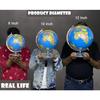 Educational Globe - 13 Inch Height Metal Base With India Political Map (70 x 100 cm) - World Globe for Home and Office Decor, Gift Item, Show Piece