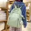 School Bag Female Korean Version High School Student Cute Girl Backpack College Student Large Capacity Simple Versatile Backpack