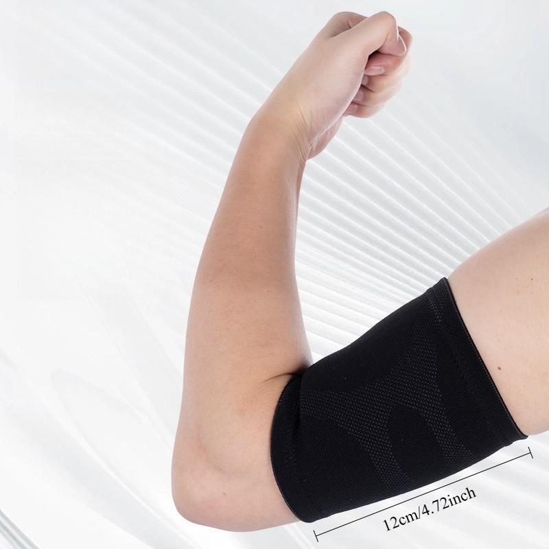 1PC Sports Elbow Pads Outdoor Riding Basketball Breathable Perspiration Pressurized Knitted Elbow Pads Warm Arm Guards