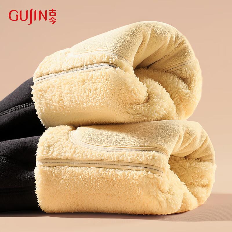 

GUJIN Мужские зимние термобрюки из ПУ кожи с защитой коленей и талии 2XL