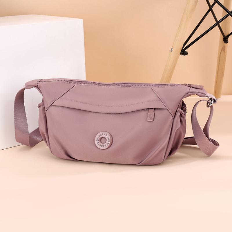 Water-Resistant Nylon Handbag Women's Lightweight Multi-Compartment Large Capacity Shoulder Bag