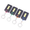 1Pcs Portable Mini Cob Led Keychain Flashlight Key Chain Torch Light Lamp