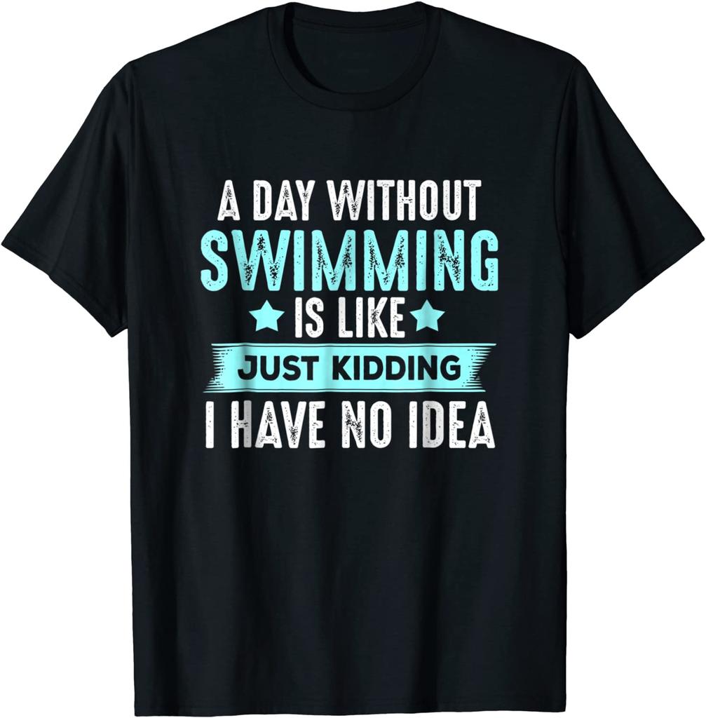 Swimming T-shirt, Funny Gifts For Swimmer, Swim Team  3D Printed Men T Shirts Special Cotton Tops & Tees Geek