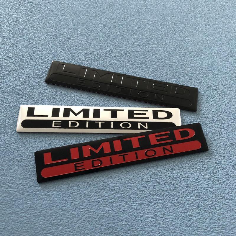 3D Aluminium Car Trunk Badge Decal Special Limited Edition Scratch-Resistant Sticker for Vehicle Personalized Decor