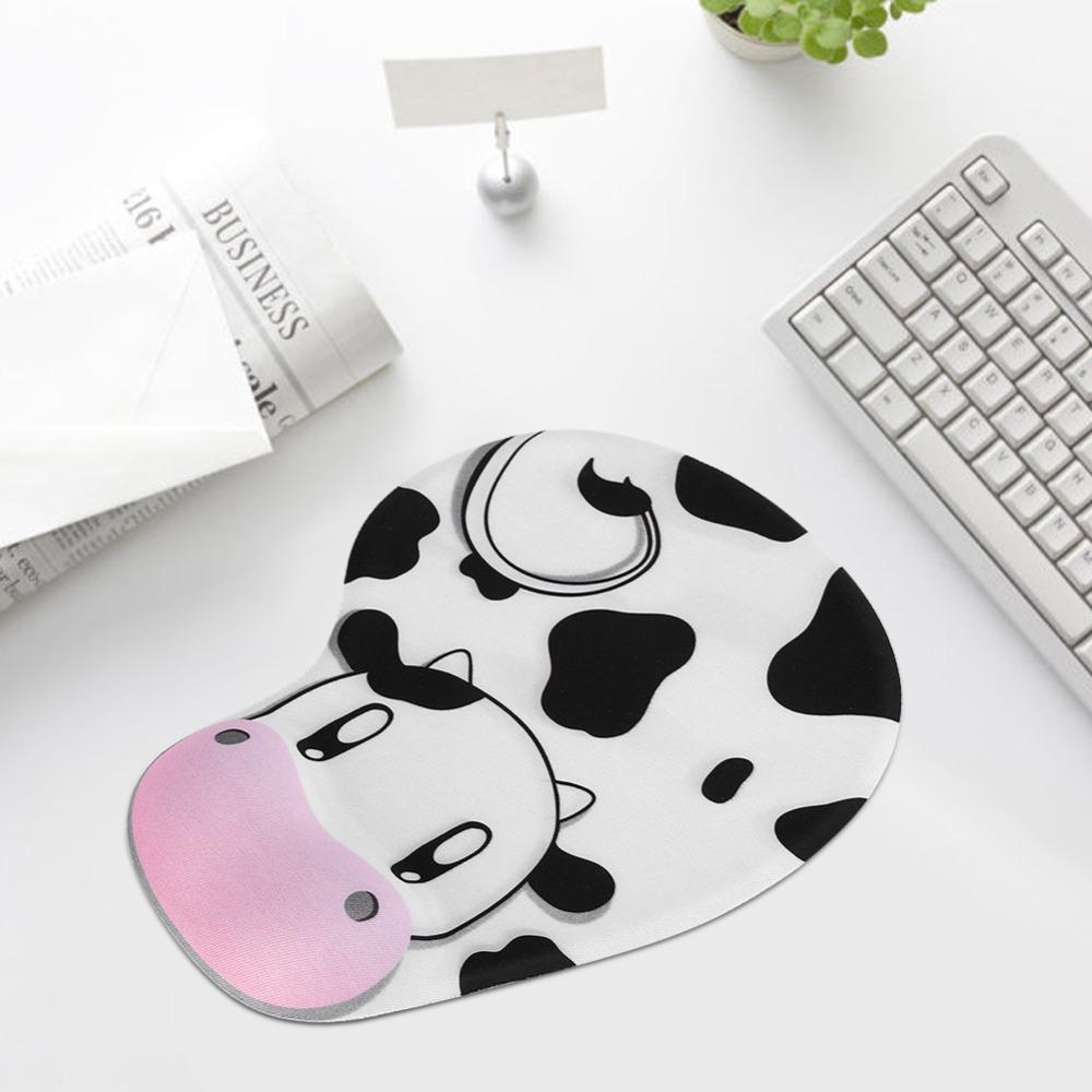 Cartoon Style Mouse Pad Singlesided Cartoon Wrist Protected Pad Computer Decoration  Office Gaming